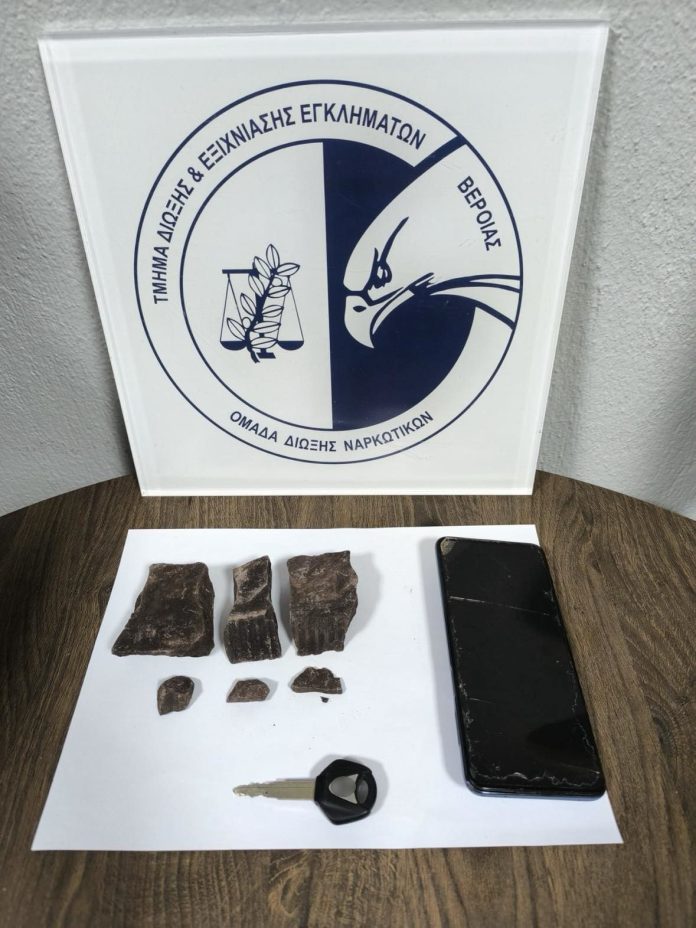 Κατάσχεση ναρκωτικών ΤΔΕΕ Βέροιας