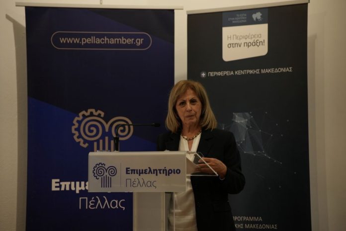 250606-Η Περιφερειάρχης Κ.Μακεδονίας Αθηνά Αηδονά στην Πέλλα φωτο1