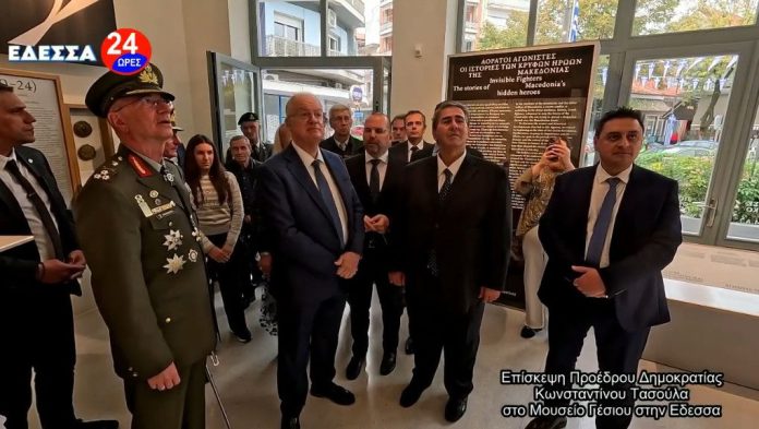 ΕΔΕΣΣΑ - Ο ΠΡΟΕΔΡΟΣ ΤΗΣ ΔΗΜΟΚΡΑΤΙΑΣ