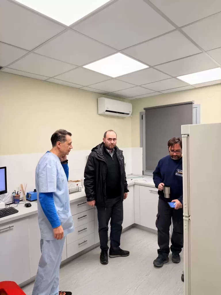 Επίσκεψη Λάκη Βασιλειάδη στο Κέντρο Υγείας Άρνισσας