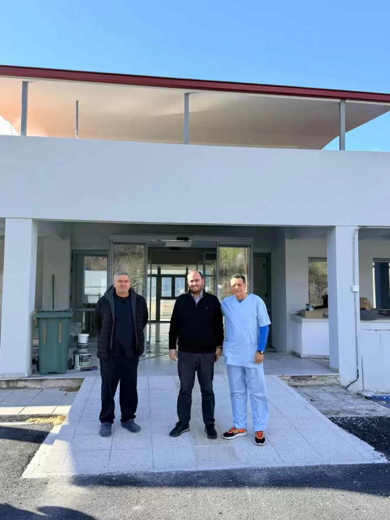 Επίσκεψη Λάκη Βασιλειάδη στο Κέντρο Υγείας Άρνισσας