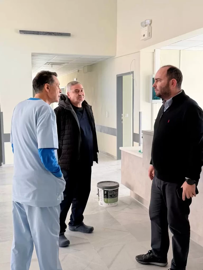 Επίσκεψη Λάκη Βασιλειάδη στο Κέντρο Υγείας Άρνισσας