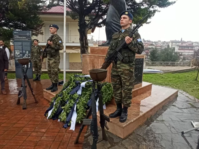 Γιαννιτσά: Τιμήθηκε η Μνήμη του Μακεδονομάχου Οπλαρχηγού Γκόνου Γιώτα