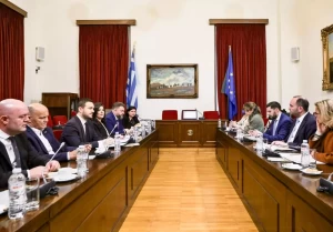 Συνάντηση Λάκη Βασιλειάδη ως Αντιπροέδρου της Επιτροπής Παραγωγής & Εμπορίου της Βουλής