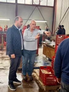 Επίσκεψη Λάκη Βασιλειάδη σε αγροτικούς συνεταιρισμούς και ομάδες παραγωγών της Αλμωπίας για το σπαράγγι (1)