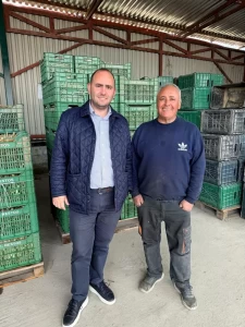 Επίσκεψη Λάκη Βασιλειάδη σε αγροτικούς συνεταιρισμούς και ομάδες παραγωγών της Αλμωπίας για το σπαράγγι (2)