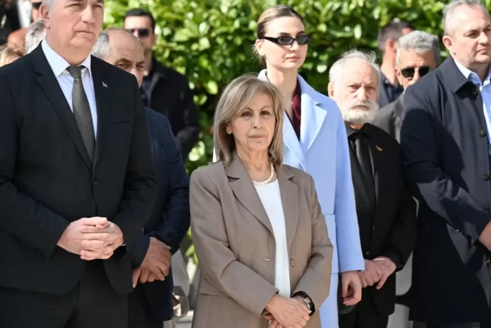 Η Περιφερειάρχης Κεντρικής Μακεδονίας Αθηνά Αηδονά στις εκδηλώσεις για την 148η επέτειο από την Επανάσταση του Ολύμπου