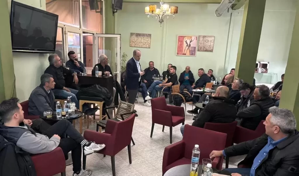 Συνάντηση Σταμενίτη με παραγωγούς στον Προφήτη Ηλία Σκύδρας