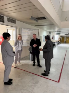 Επίσκεψη Διονύση Σταμενίτη στα Νοσοκομεία